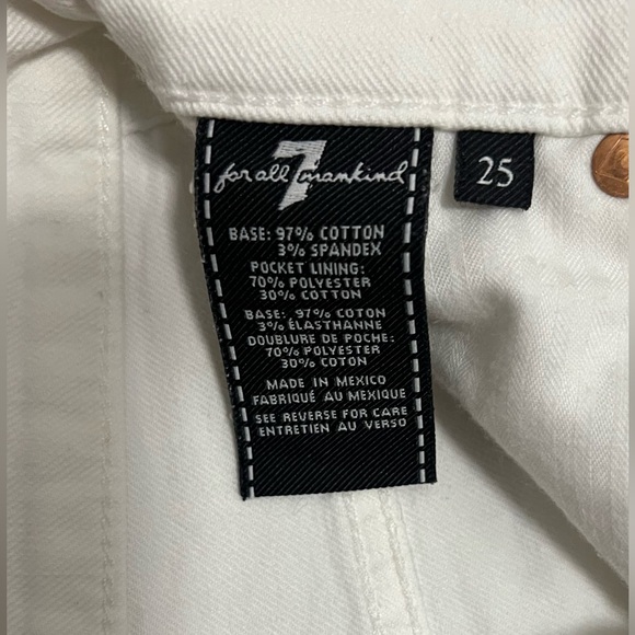 NWTA 7 for all Mankind Denim Shorts - Picture 6 of 6